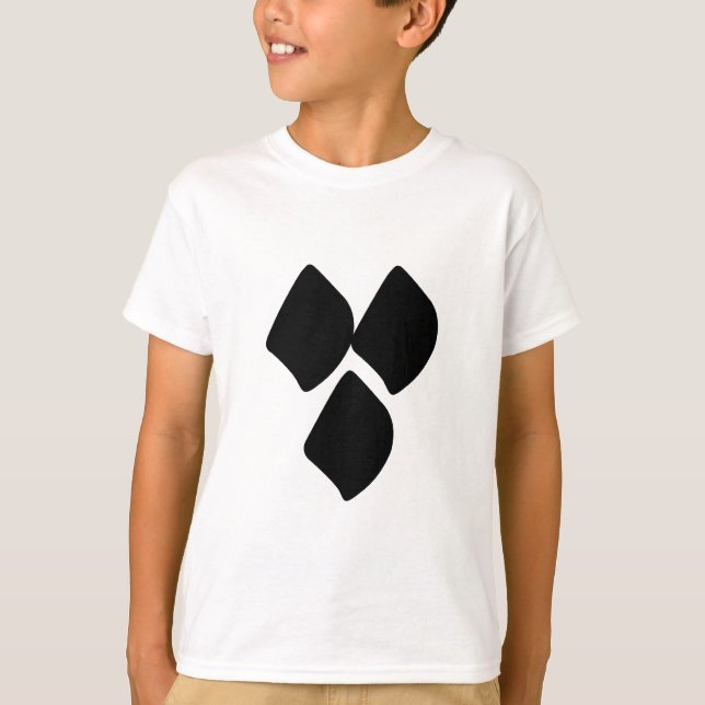 T-shirt Points d'amour - Noir (Devant)