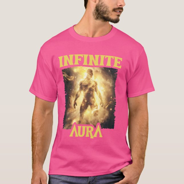 T-shirt Points d'Aura infinis Niveau Max Mème Drôle Aura (Devant)