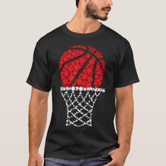 T-shirt Points De Basket Joyeux Jour De Point Pour Enfants