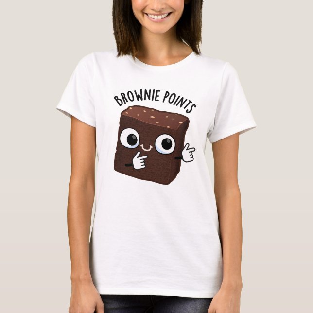 T-shirt Points de Brownie Blague de Snack Drôle  (Devant)