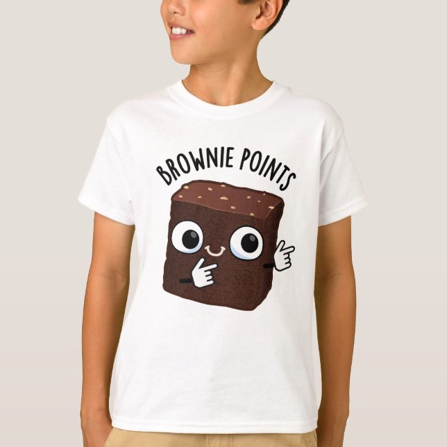T-shirt Points de Brownie Blague de Snack Drôle  (Devant)