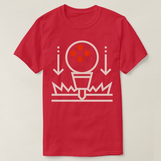 T-shirt Points de couleur Porte-balle Tee - shirts (Design devant)