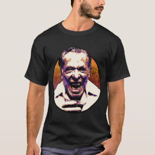 T-shirt Points demi-teintes Charles Bukowski