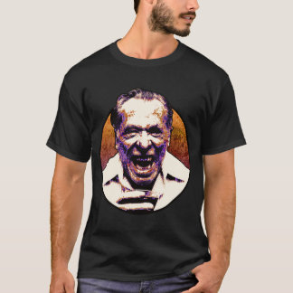 T-shirt Points demi-teintes Charles Bukowski