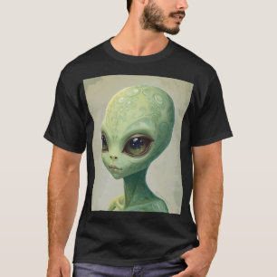 T-shirt Poire Alien – Art de fruit drôle minimal