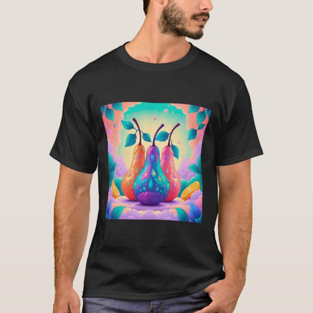 T-shirt Poire colorée (Devant)