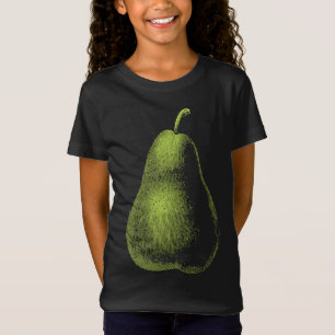 T-Shirt Poire Fruit Aliments Amoureux Cadeau Graphique Vin
