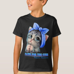 T-shirt Poireaux Pour La Cure Diabète Sensibilisation Cute