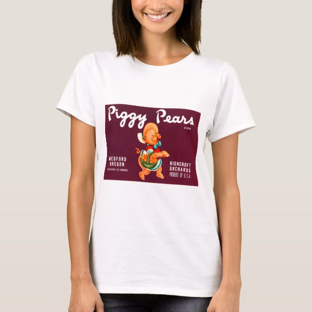 T-shirt Poires porcines (Devant)