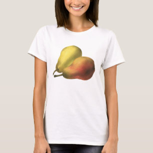 T-shirt Poires Vintage, Aliments Biologiques, Fruits Mûrs