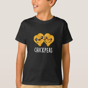T-shirt Pois chiches amusant Nourriture Pun Dark BG