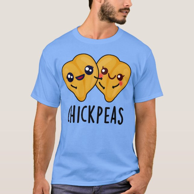 T-shirt Pois chiches Nourriture mignonne garçon (Devant)