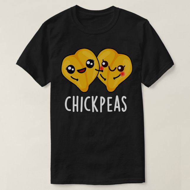 T-shirt Pois Chick Cuite Pun de nourriture (Design devant)