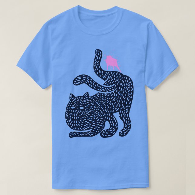 T-shirt Pois de chat (Design devant)