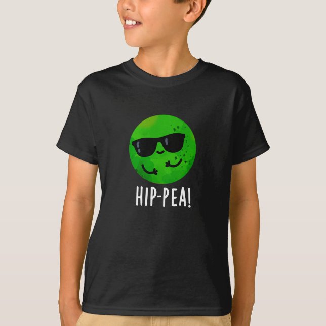 T-shirt Pois de hanche amusant Pois de hanche Pun de pois  (Devant)