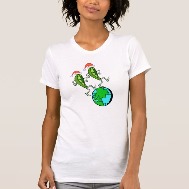 T-shirt Pois de vacances sur Terre (Devant)