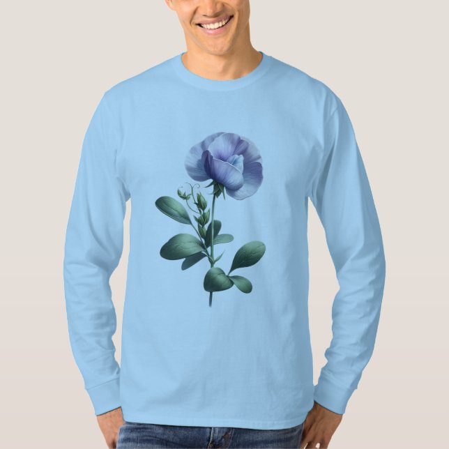 T-shirt Pois doux en fleur (Devant)
