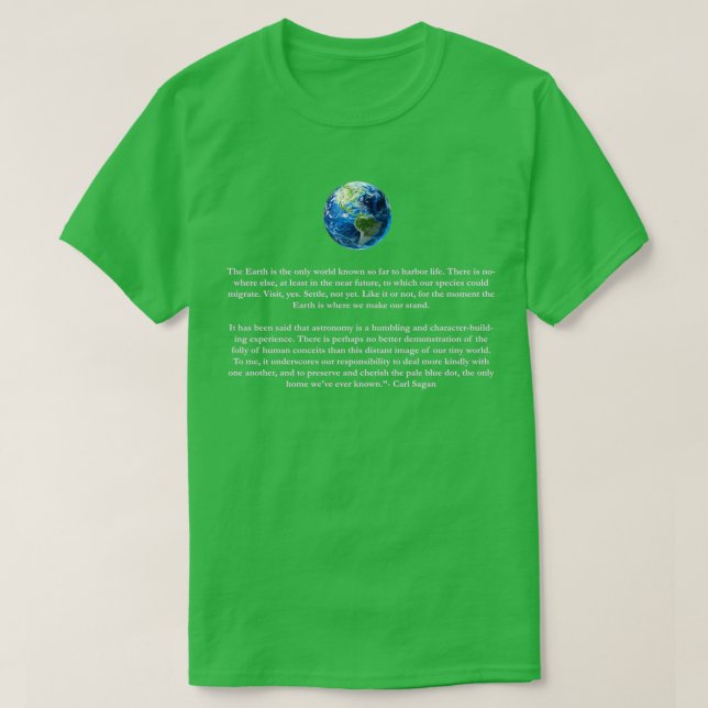 T-shirt Pois d'un point bleu pâle (Design devant)
