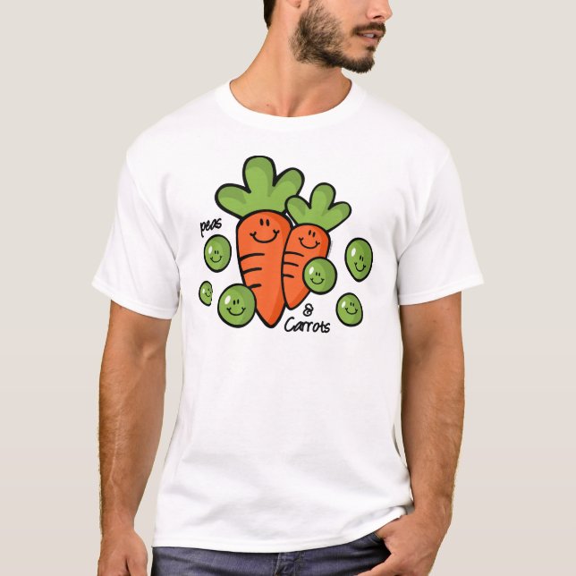 T-shirt Pois et carottes (Devant)