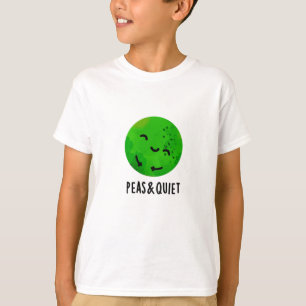 T-shirt Pois Et Pun De Pois De Veggie Drôle Tranquille