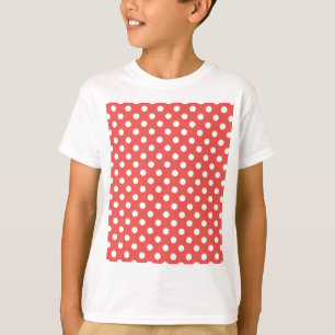 T-shirt Pois rouges et blancs