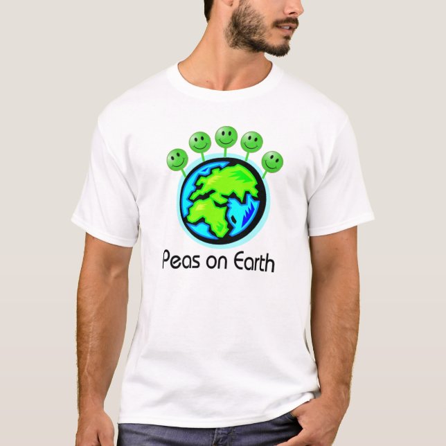 T-shirt pois sur terre (Devant)