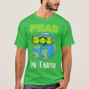 T-shirt Pois végétal sur Terre Régime alimentaire, végétar