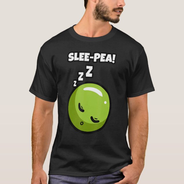 T-shirt Pois Végétarien Dormir Plante de la fleur de poitr (Devant)