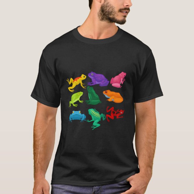 T-shirt Poison D Grenouilles Amphibiens Animal Exotique Co (Devant)