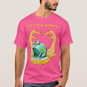 T-shirt Poison Dart Frogs Cartoon Éco Économisez Planète M