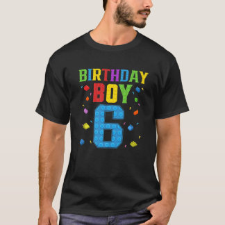 T-shirt Poison de 6 Years Old Block Building