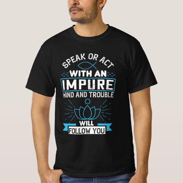 T-shirt Poison de Bouddhist (Devant)