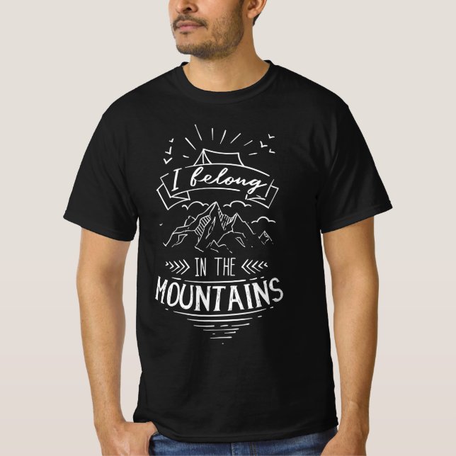 T-shirt Poison de Camping Tent Wild Nature (Devant)