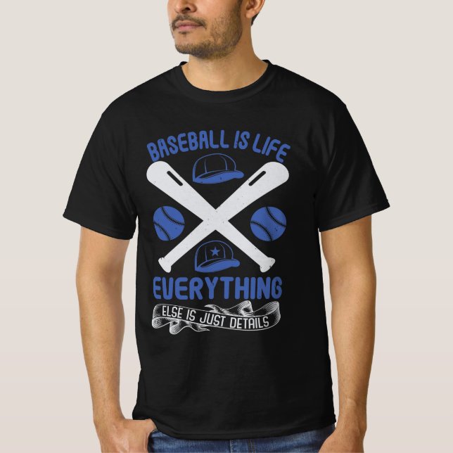 T-shirt Poison de la fan de baseball Quotes (Devant)
