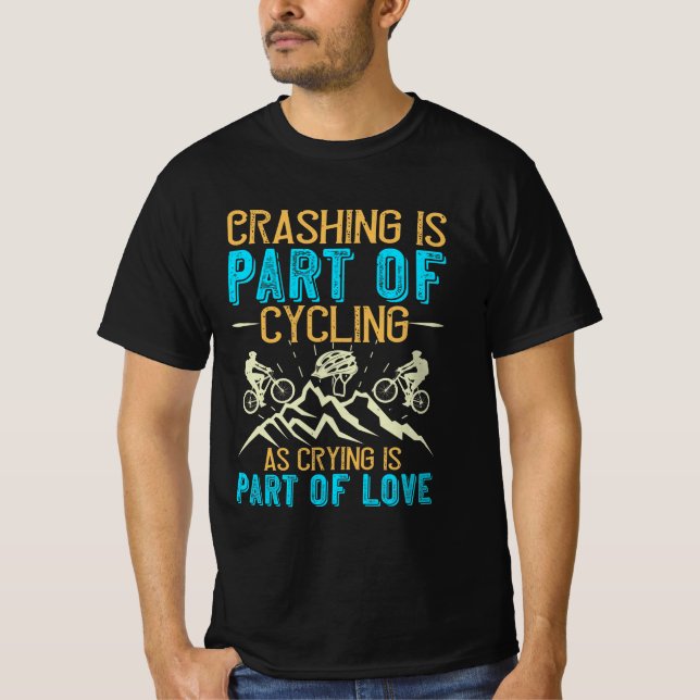 T-shirt Poison de Mountain Biking Quotes (Devant)