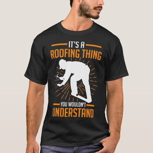 T-shirt Poison de Roofer Construction Worker (Devant)