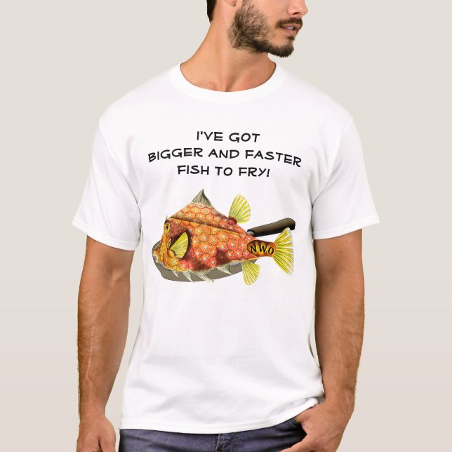 T-shirt Poisson à frire (léger) (Devant)
