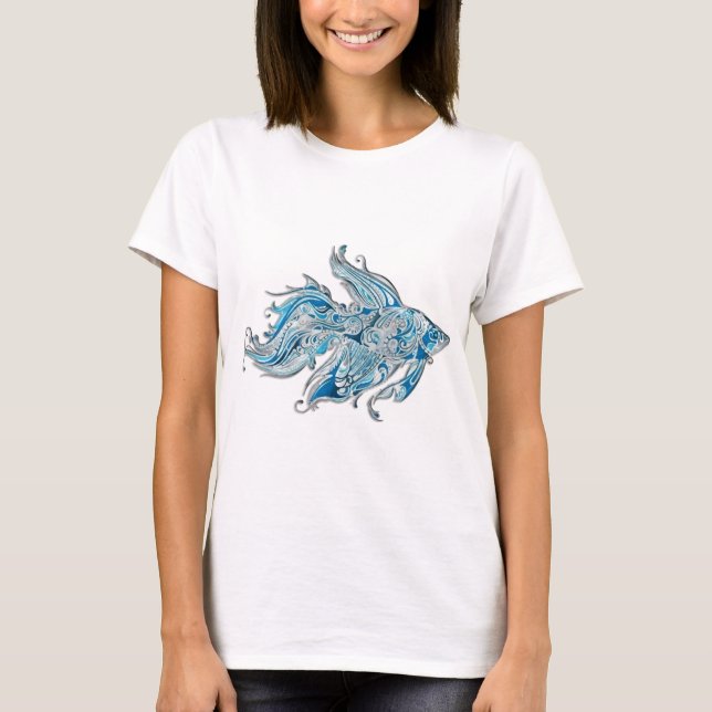 T-shirt Poisson à pâte (Devant)
