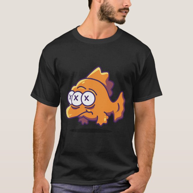 T-shirt poisson à trois yeux (Devant)