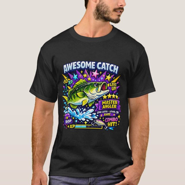 T-shirt Poisson achigan (Devant)