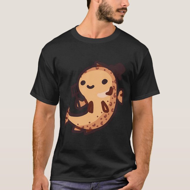 T-shirt Poisson affamé (Devant)