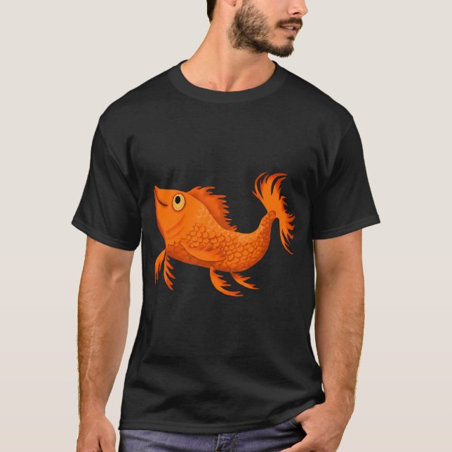 T-shirt poisson amical (Devant)