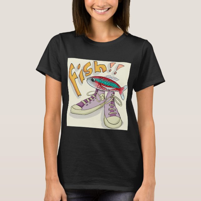 T-shirt Poisson Amusant (Devant)