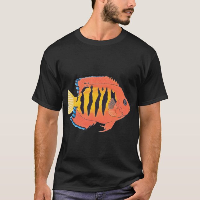 T-shirt Poisson ange de feu (Devant)