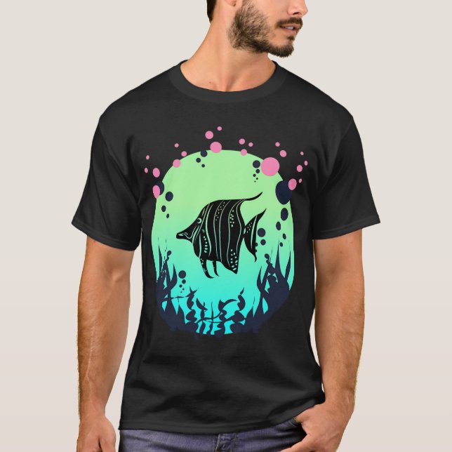 T-shirt Poisson-ange d'eau douce (Devant)