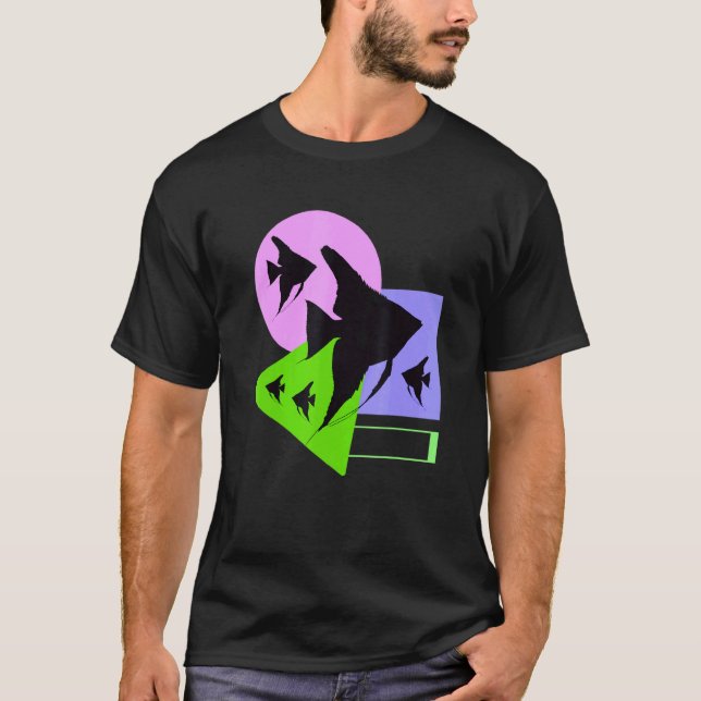 T-shirt Poisson ange Élevage de poissons d'aquarium (Devant)