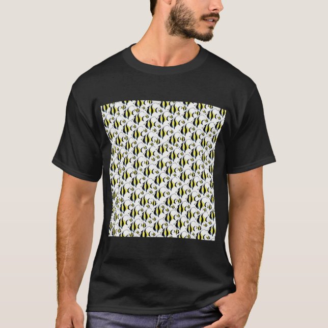 T-shirt Poisson Ange Heure de Pointe (Devant)