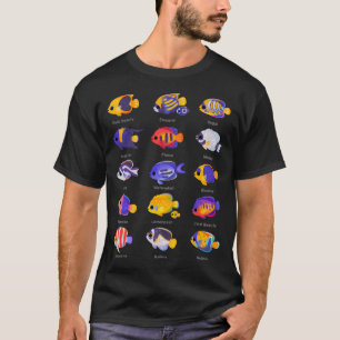 T-shirt Poisson-ange ! (marin) - nom ver.