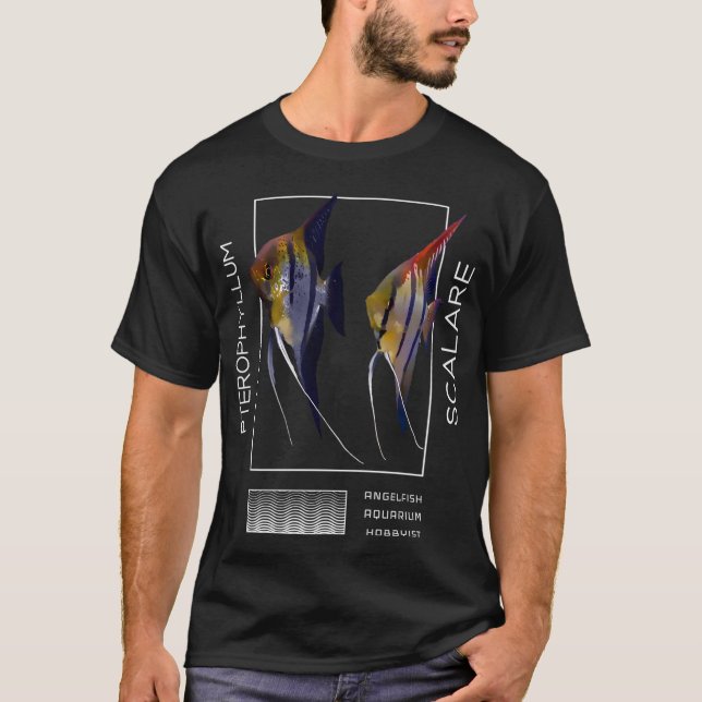 T-shirt Poisson ange Pterophyllum scalare (Devant)