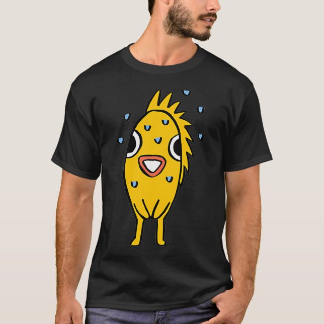 T-shirt Poisson anxieux (Devant)